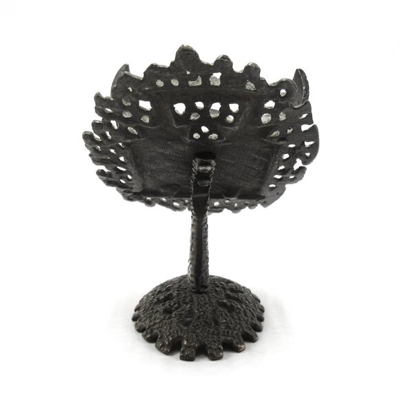 Vintage brass & enamel Ten Commandments on filigree base - hinged - Judaica - Picture 6 of 8